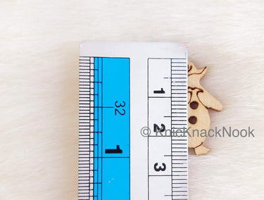 Wood Penguin Buttons